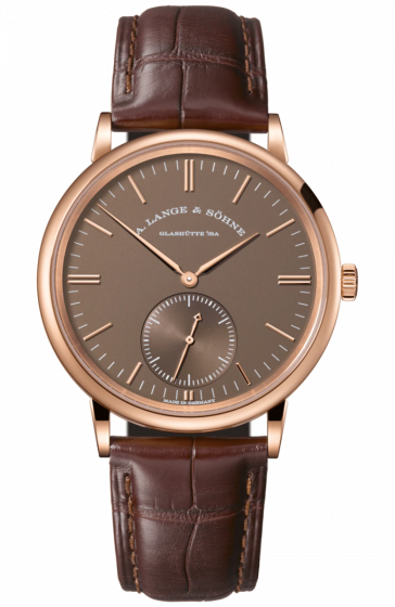 A. Lange & Sohne Automatic Pink Gold Terra Brown Ginza 380.042