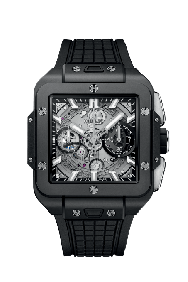 HUBLOT SQUARE BANG UNICO BLACK MAGIC 821.CI.0170.RX