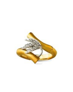 Carrera y Carrera Bambu Zen Yellow & White Gold Ring DA10611 030101