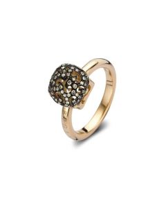 BIGLI Mini Sweety Rose Gold Brown Diamond Ring 20R103RBRDBR