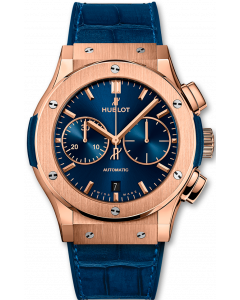 Hublot Classic Fusion Blue Chronograph King Gold 521.OX.7180.LR