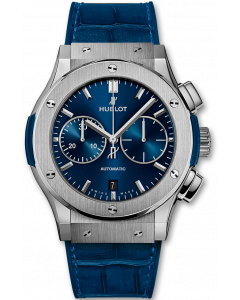 Hublot Classic Fusion Blue Chronograph Titanium 521.NX.7170.LR