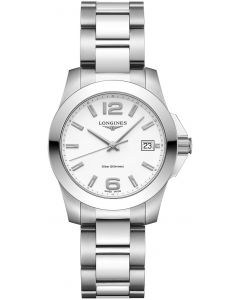 Longines Conquest Quartz Steel 34 mm L3.377.4.16.6