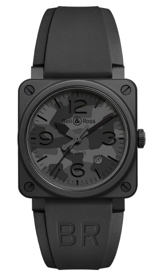 Bell & Ross Br 03-92 Black Camo BR0392-CAMO-CE/SRB